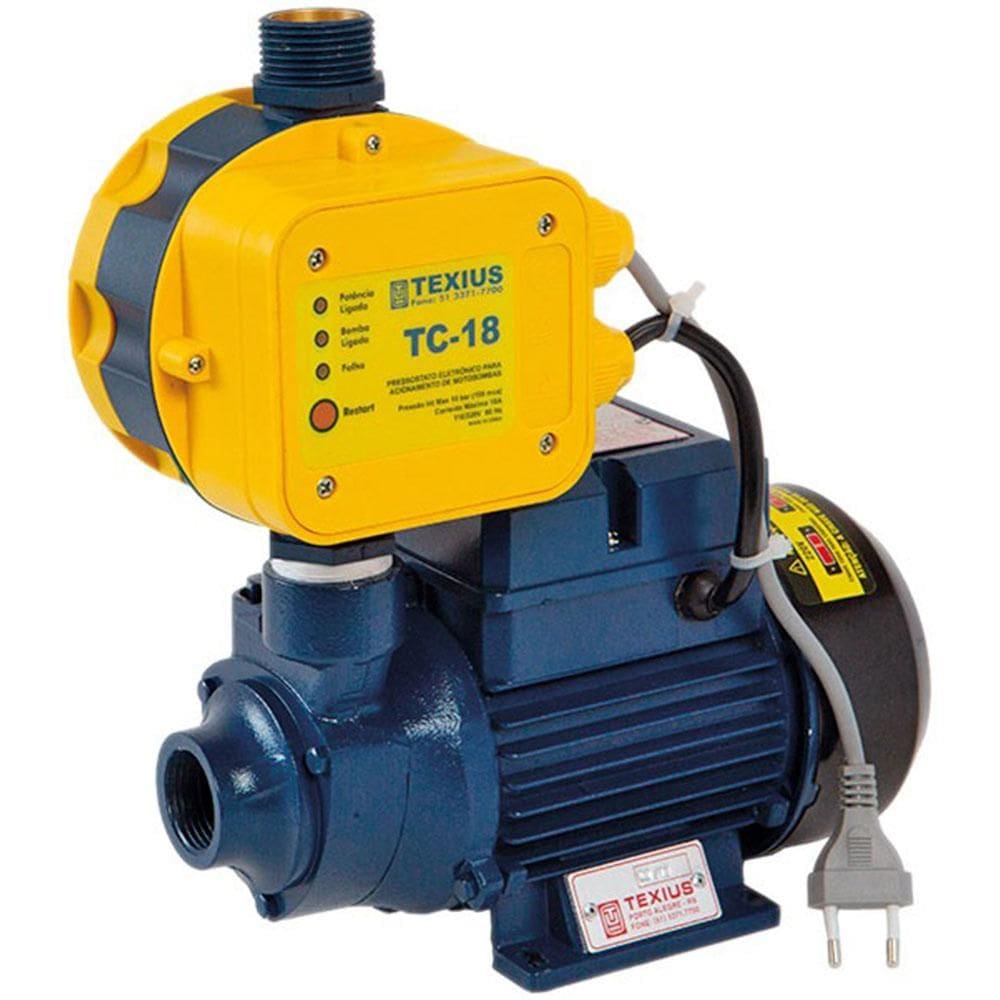 Pressurizador Texius, Tp-Bal-Tc-18, 1/2 Cv - 220 Volts