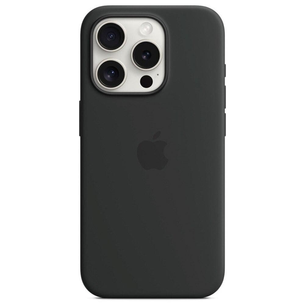 Capa iPhone 15 Pro Apple com Magsafe, Silicone Preto
