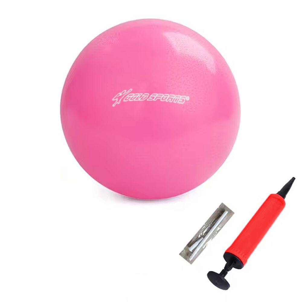 Bola de Ginástica Gold Sports Pro 25 cm Com Bomba de Encher Anti Explosão