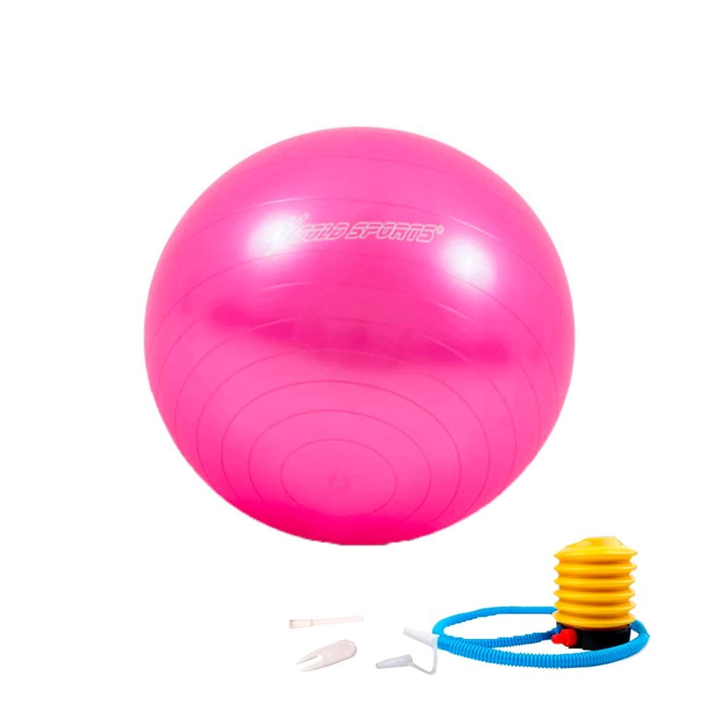 Bola de Ginástica Gold Sports Pro 45 cm Com Bomba de Encher Anti Explosão