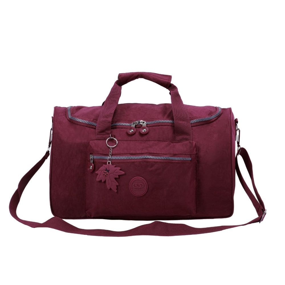 Sacola Viagem Bolsa Academia Fitness Feminina Grande Mala de Mão em Crinckle - Madrid