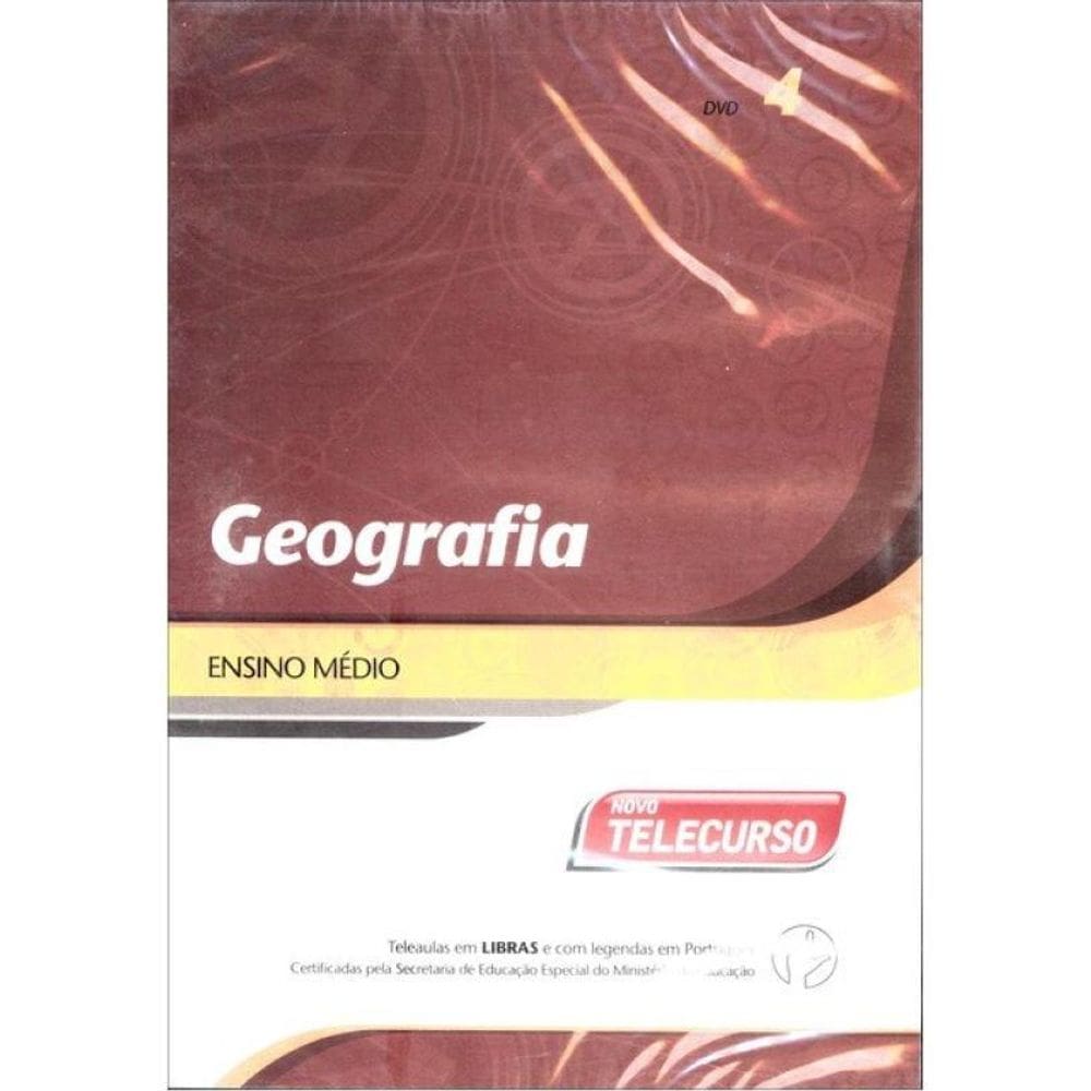 Novo Telecurso - Ensino Medio - Dvd - Geografia - Vol. 4