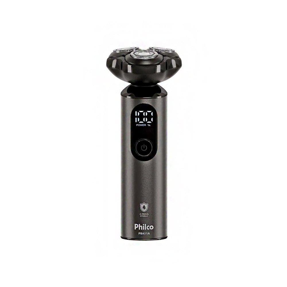 Barbeador Elétrico Philco PBA11 Sem Fio à Prova d’Água Alumínio Escovado Bivolt