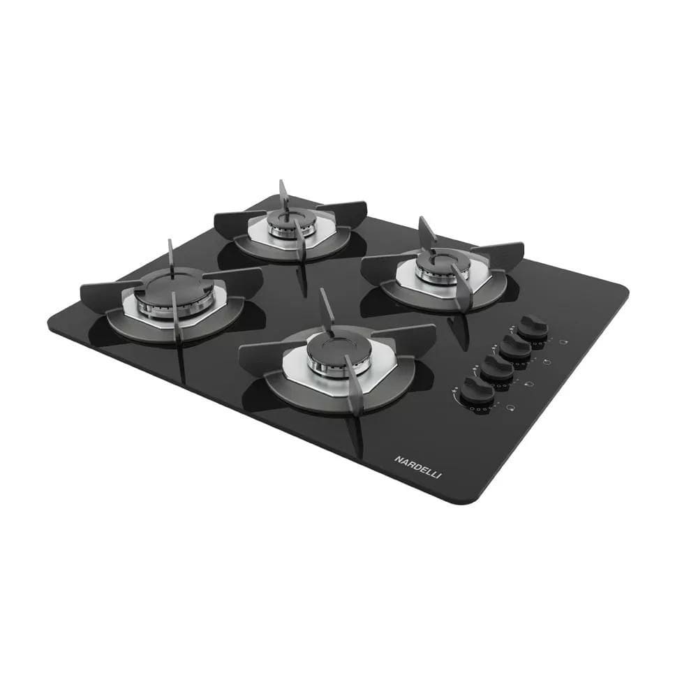 Cooktop a Gás 4 Bocas Nardelli Safe Ferro Fundido Bivolt