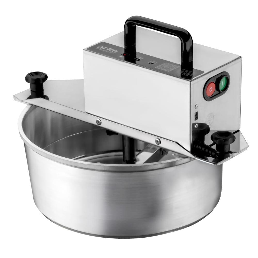 Misturador Elétrico Arke PM08 8 Litros Bivolt para Doces, Brigadeiro e Massas com Panela em Alumínio