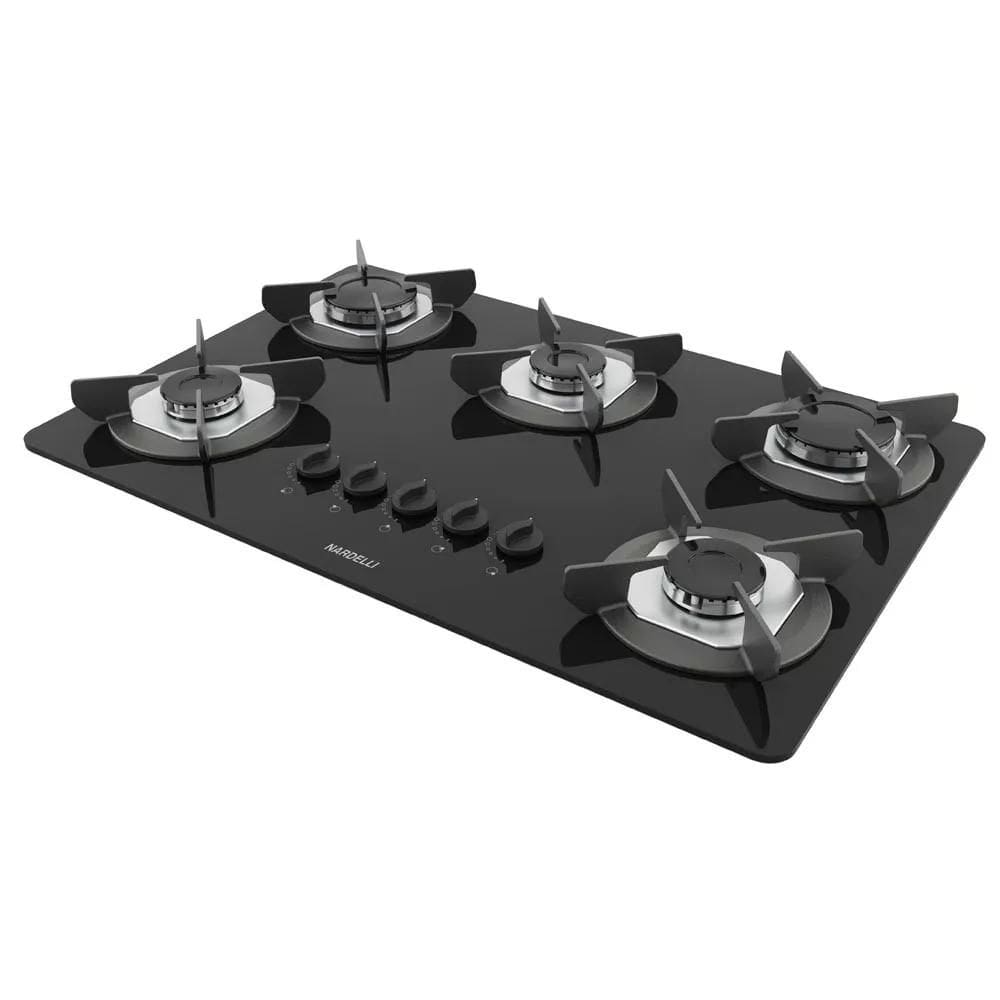 Cooktop a Gás 5 Bocas Nardelli Safe Ferro Fundido Bivolt
