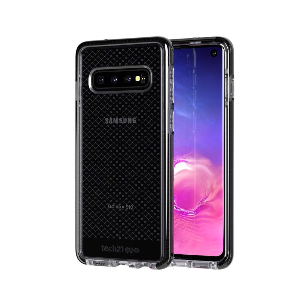 Capa para Samsung Galaxy S10 tech21 FlexShock Preto Fumê