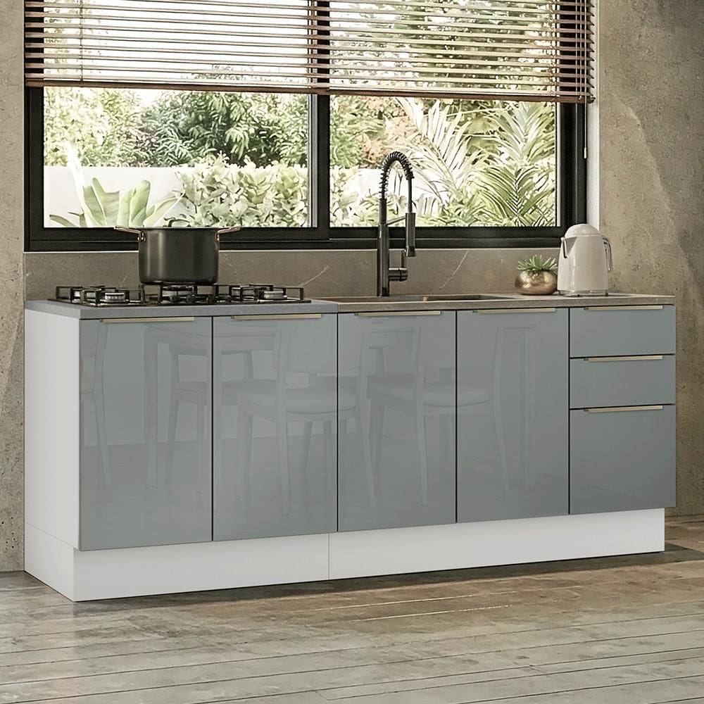 MP - Arma rio de Cozinha Compacta 200 cm Bran