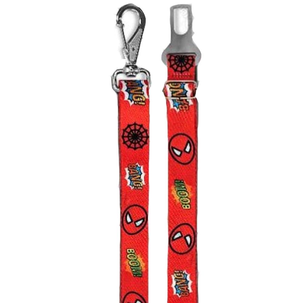 Cinto de Segurança pet Homem Aranha Ajustável 65cm