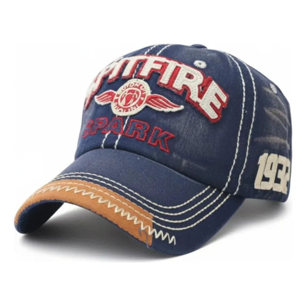 Boné Baseball Acid Washed Vintage – Algodão Estonado Estilo Dad Hat – Luke Sports