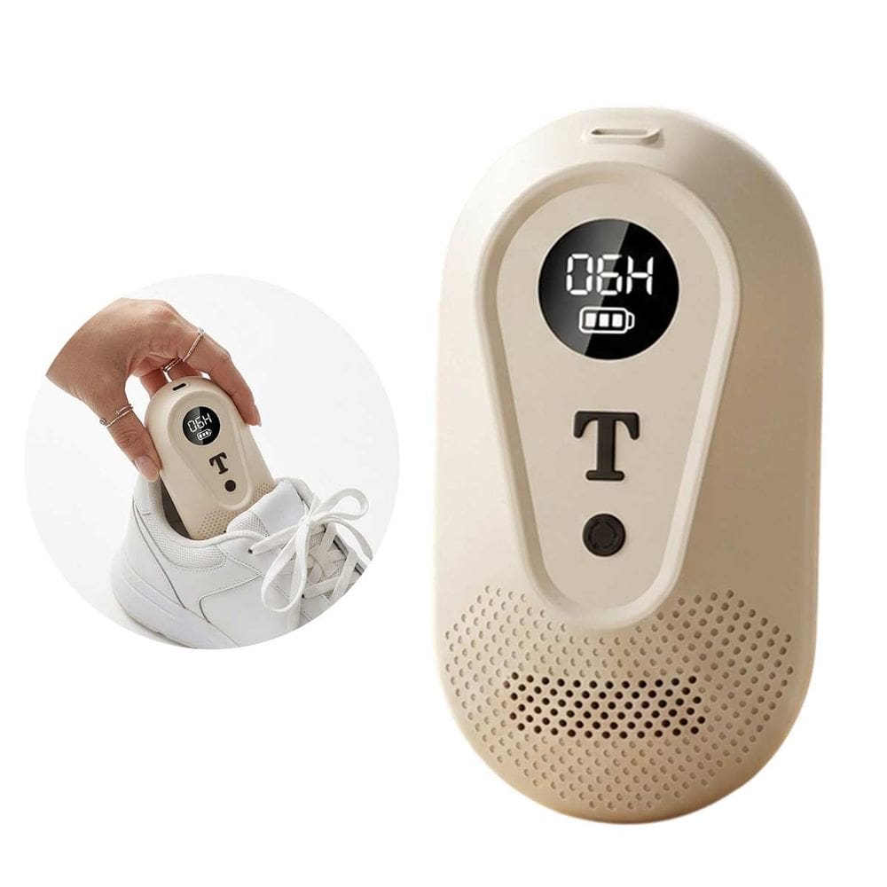 Desodorizador Eliminador Odores Sapatos Armarios Geladeira Closet Quarto Casa Antiumidade Eletrico Digital Portatil