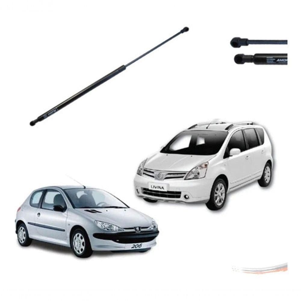 Amortecedor de Mola a Gás da Tampa do Porta-malas Livina 09 a 14 Compatível com Nissan Amortex