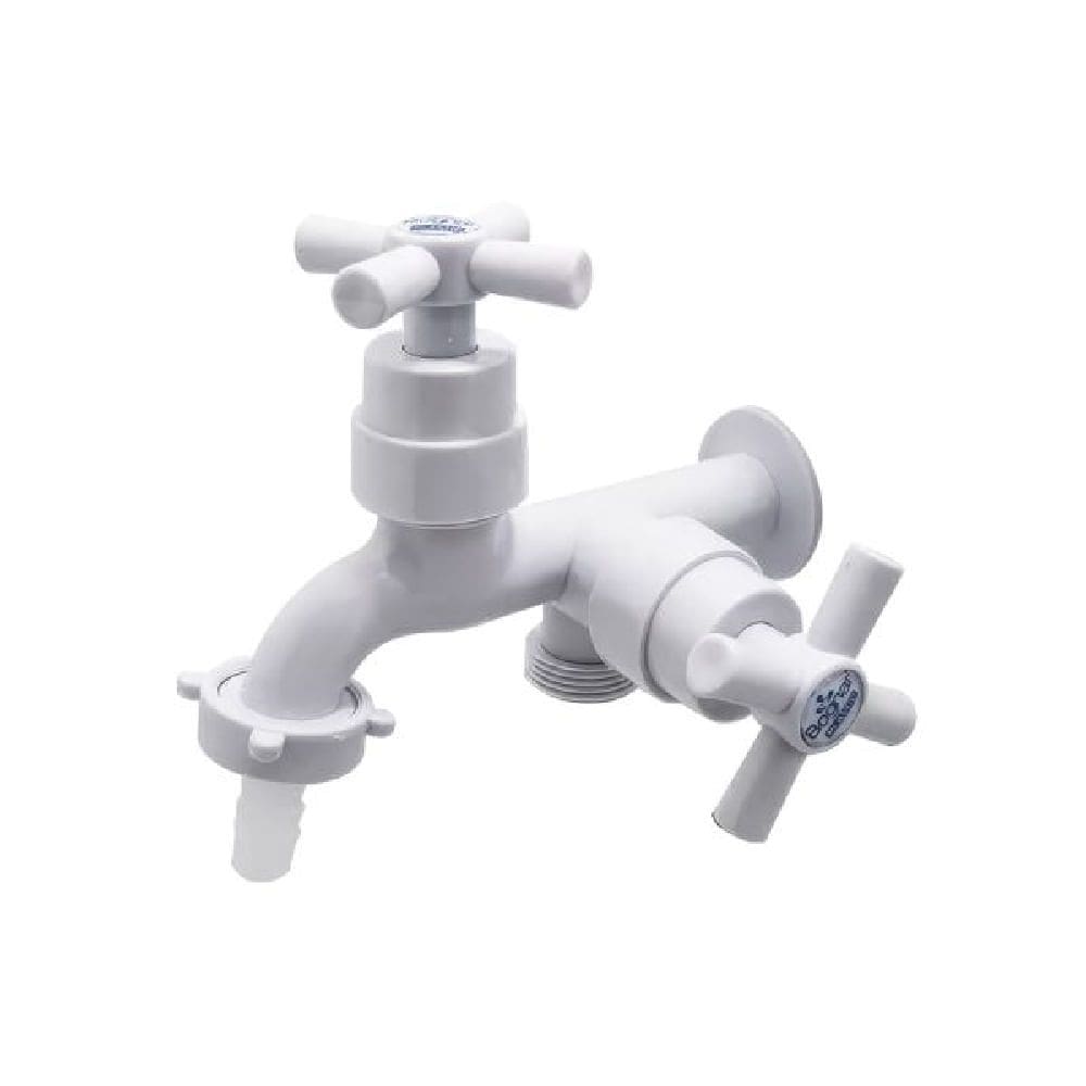 Torneira para Tanque e Maquina de Lavar C31 ABS Branco -  60022 - BOGNAR