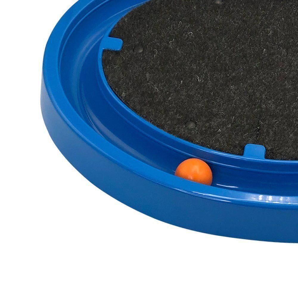 Arranhador Para Gatos Com Bolinha Interativa - Azul