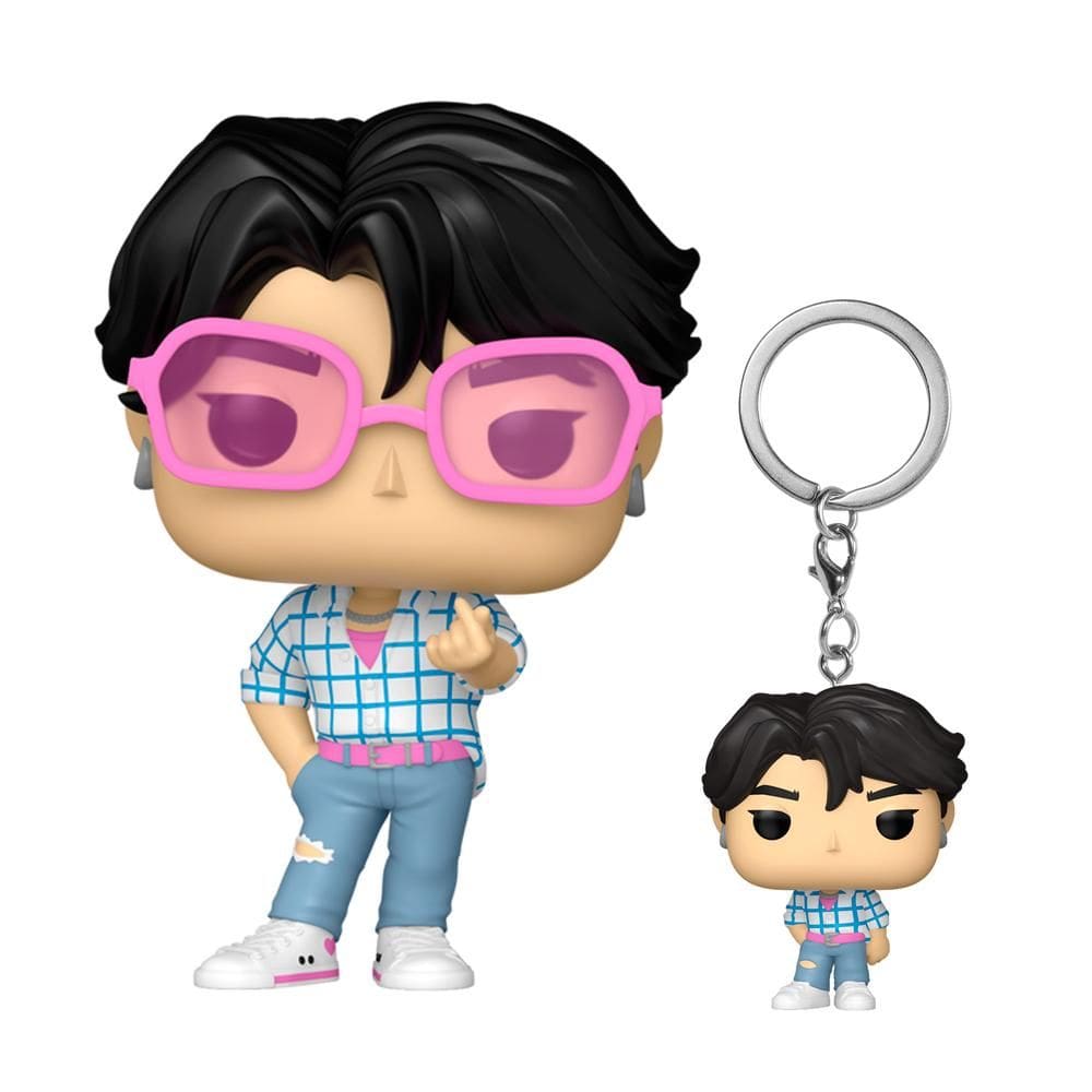 Kit Boneco Funko Pop! Guerreiras do K-Pop - Jinu+ Chaveiro