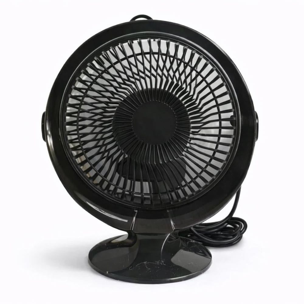 Mini Ventilador Portatil Usb Silencioso Preto Pequeno Compacto 15cm