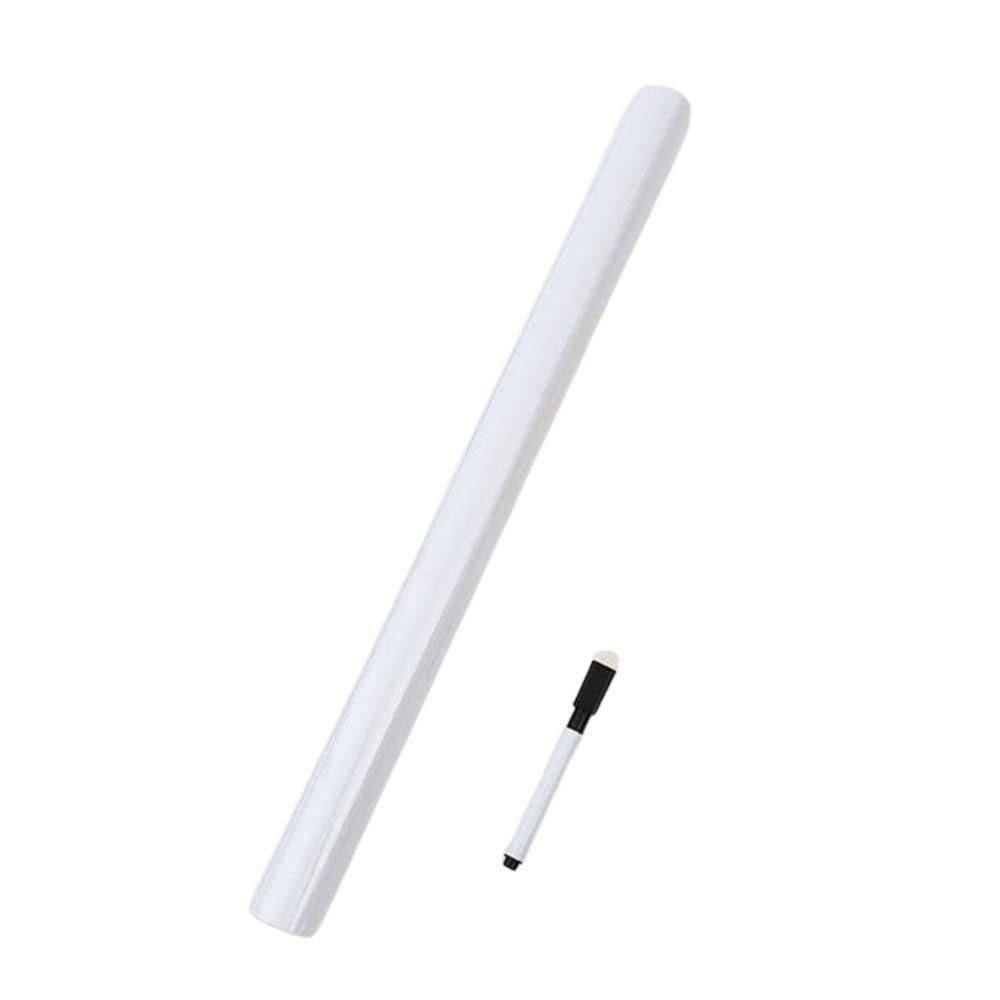 Parede Adesivo Pvc Com Quadro Branco E Marcador - 2m