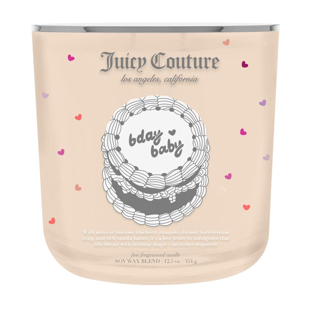 Mistura de cera de soja Candle Juicy Couture Bday Baby 370 ml