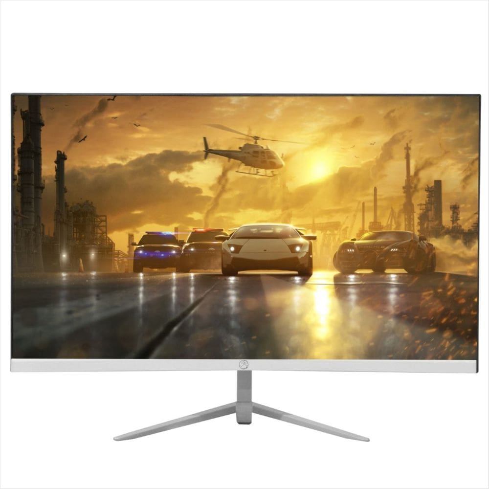 Monitor LED 23.8 Brazil PC 24BR15-180 - Full HD, 180Hz, 1ms - VA, Curvo 1500R, Frameless - HDMI/DP - Branco