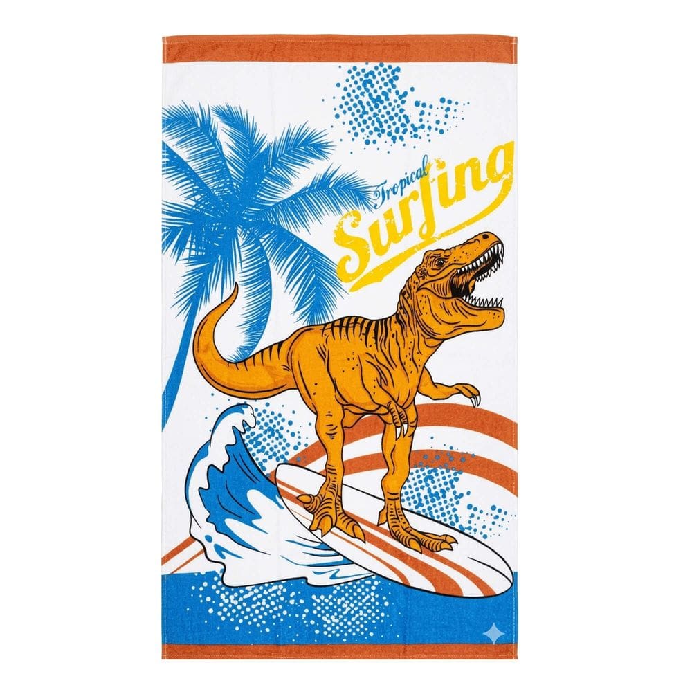 Toalha de Banho Infantil Teka Candy Dino Surf