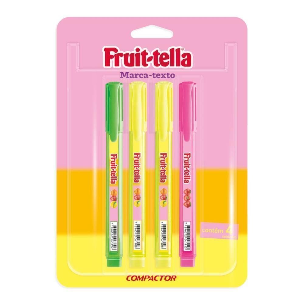 Caneta Marca Texto Destaq Fruit-Tella - Compactor