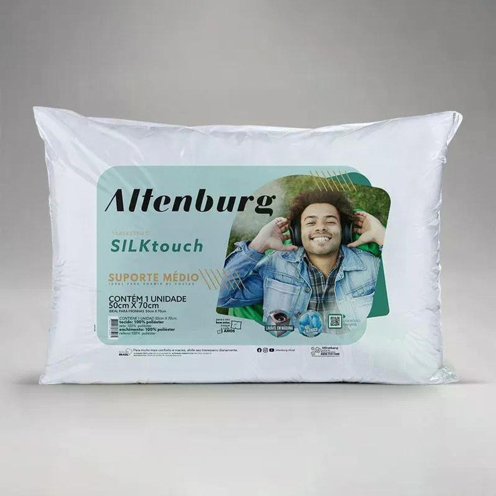 Travesseiro Silk Touch 50cm x 70cm - ALTENBURG