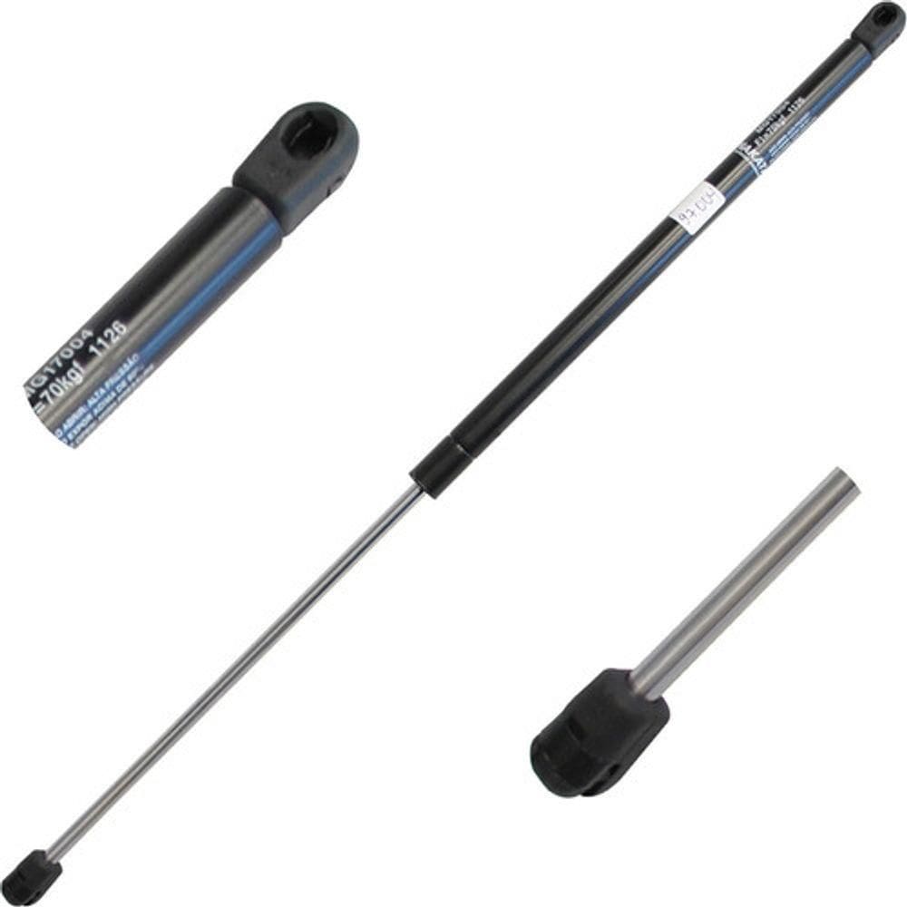 Amortecedor a Gás Amortex F103 para Armarinhos Móveis e Capota de Fibra de Vidro 70KGF 582MM Preto