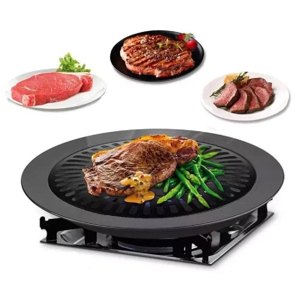 Churrasqueira Fogao Antiaderente Estilo Oriental Sem Carvao