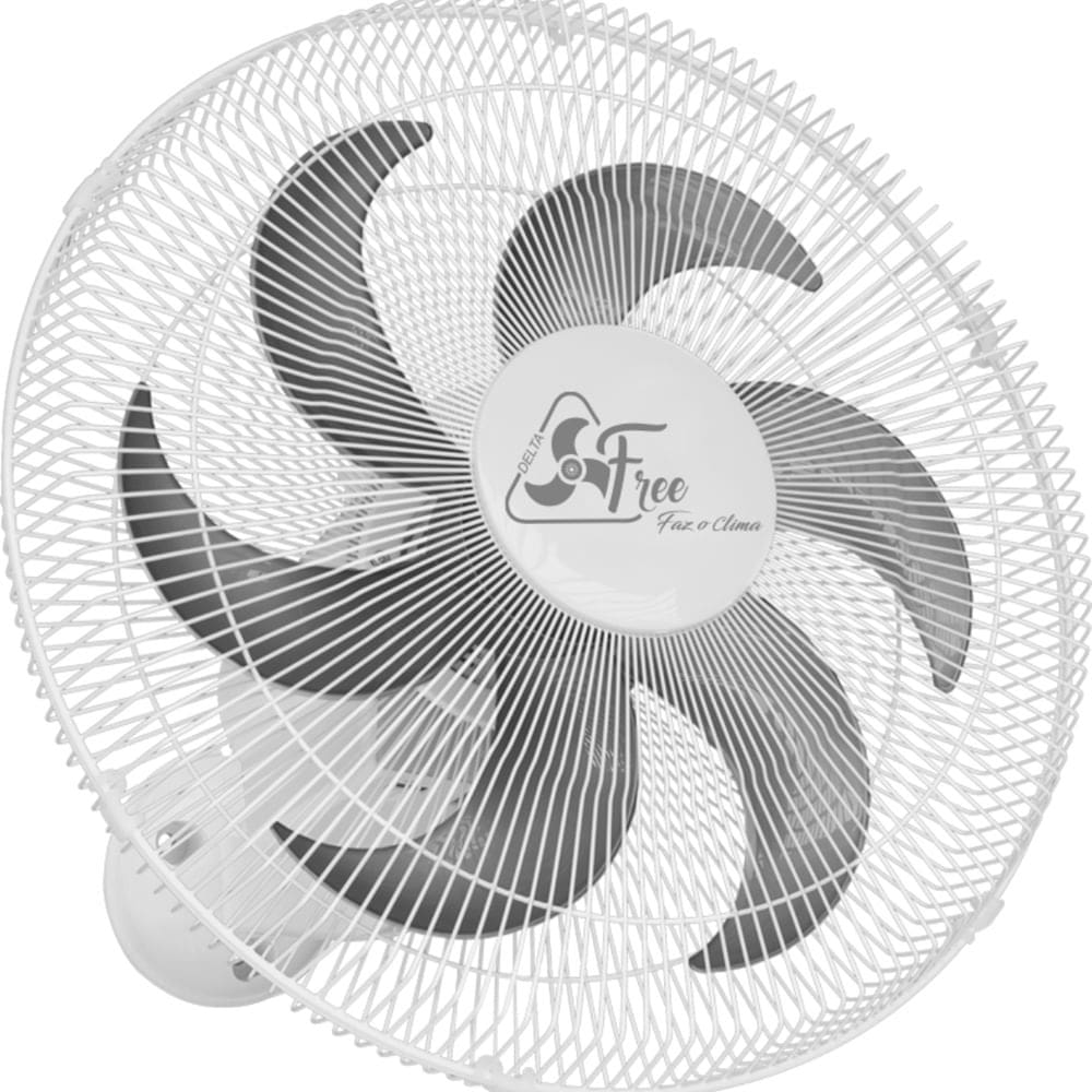 Ventilador Oscilante de Parede 40cm Free Branco Bivolt - 57-4301 - VENTI-DELTA