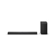 Soundbar LG S70TY Dolby Atmos com configuração de canais 3.1.1 e 400W RMS