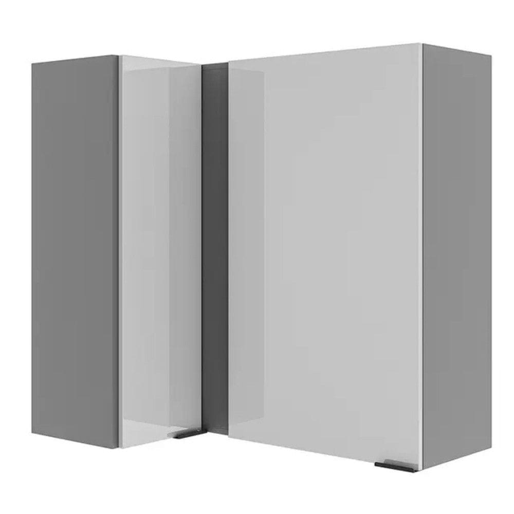 Armario Aereo de Canto 2 Portas MDP MDF Lumina Telasul