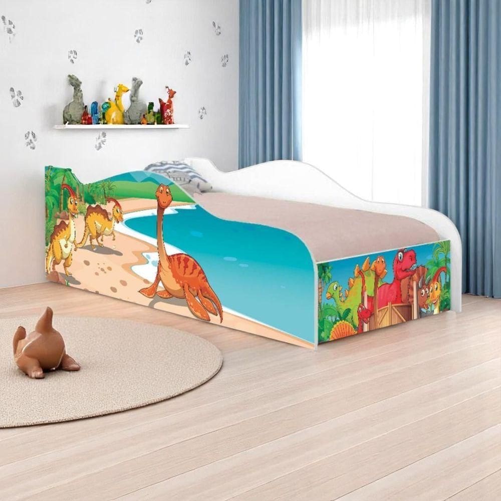 Cama Mobili Infantil 158cm X 73cm Kmcb Aventura Dino