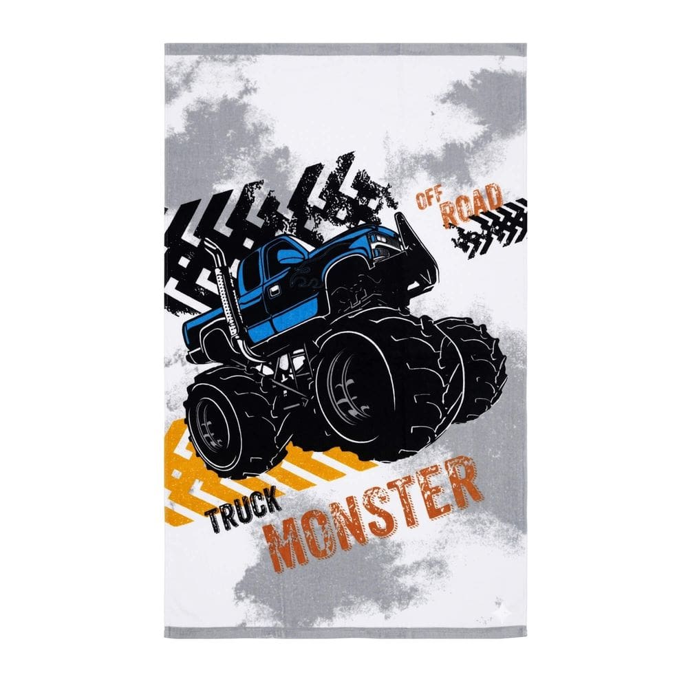 Toalha de Banho Infantil Teka Candy Monster Truck