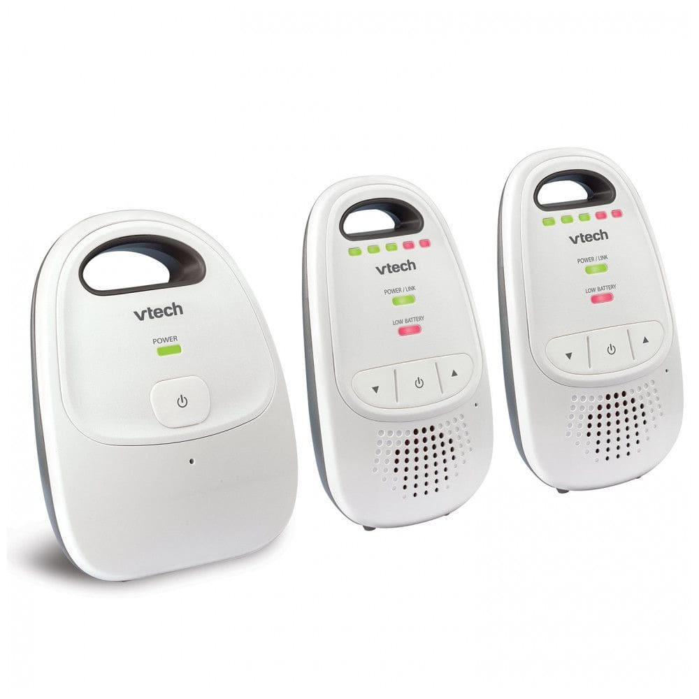 Babá Eletrônica Áudio VTech Preto Alcance 300m Bateria Recarregável DM112-2