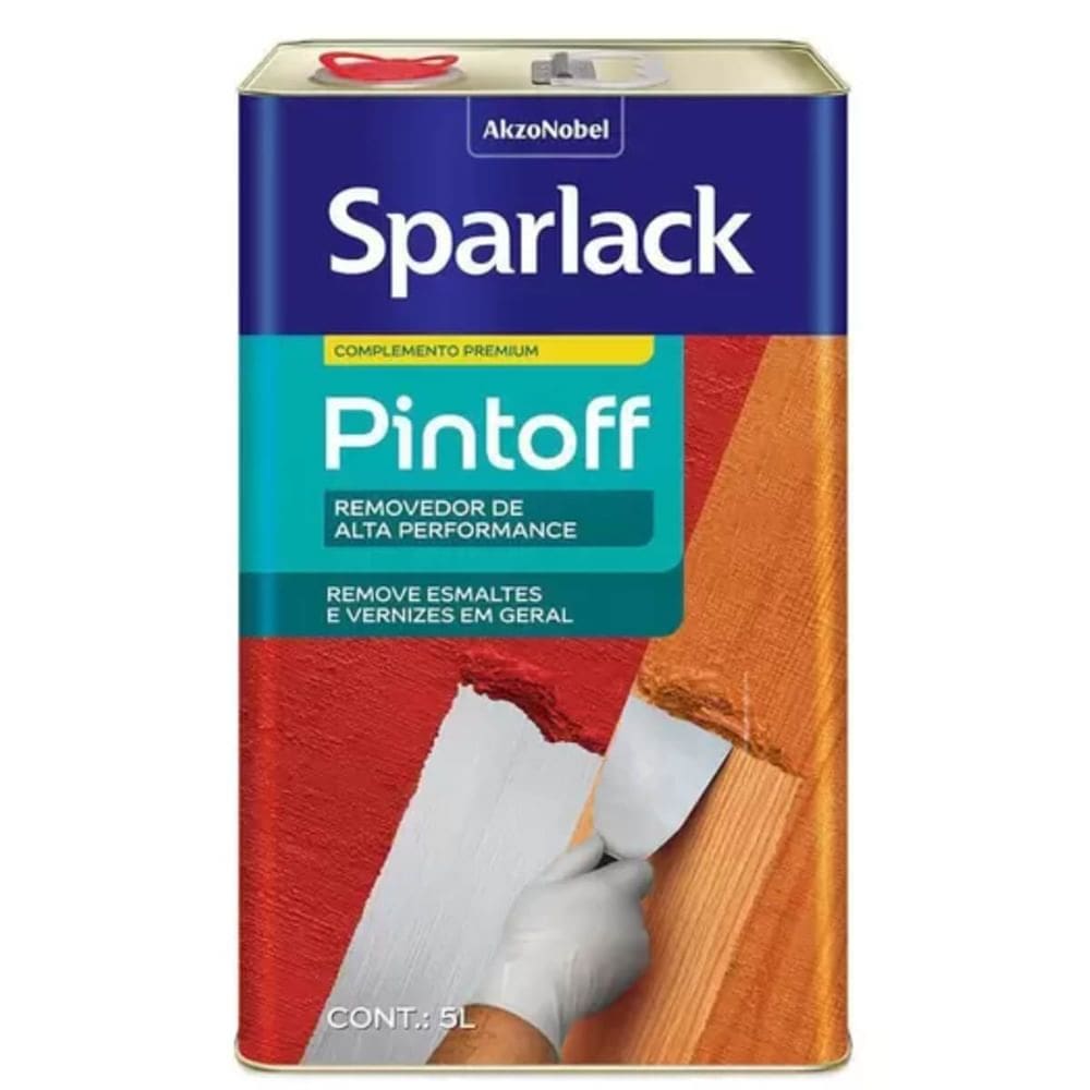 Removedor de Tintas e Vernizes Pintoff 5 Litros Internacio - 5203080 - SPARLACK