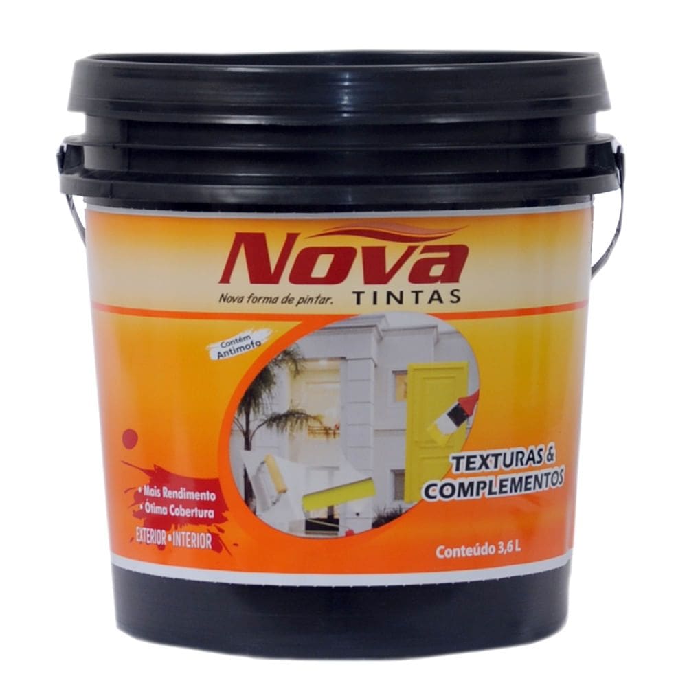 Massa Corrida PVA Branca 3,6 Litros - 9978 - NOVA TINTAS
