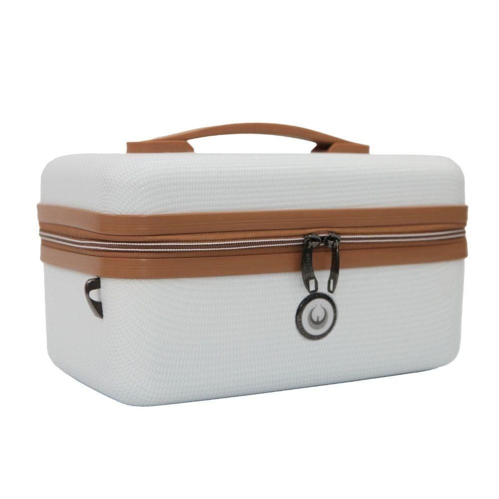 Frasqueira De Viagem Necessaire Baú Porta Jóias E Maquiagem - Havana - Intract Branco