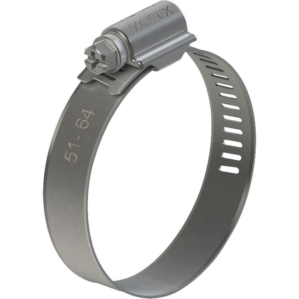 Abraçadeira Rosca Sem Fim 57mm 76mm Fita 14mm Aço Carbono New Flex Pro 10 Pçs P10 Metalmatrix Ostenvonder