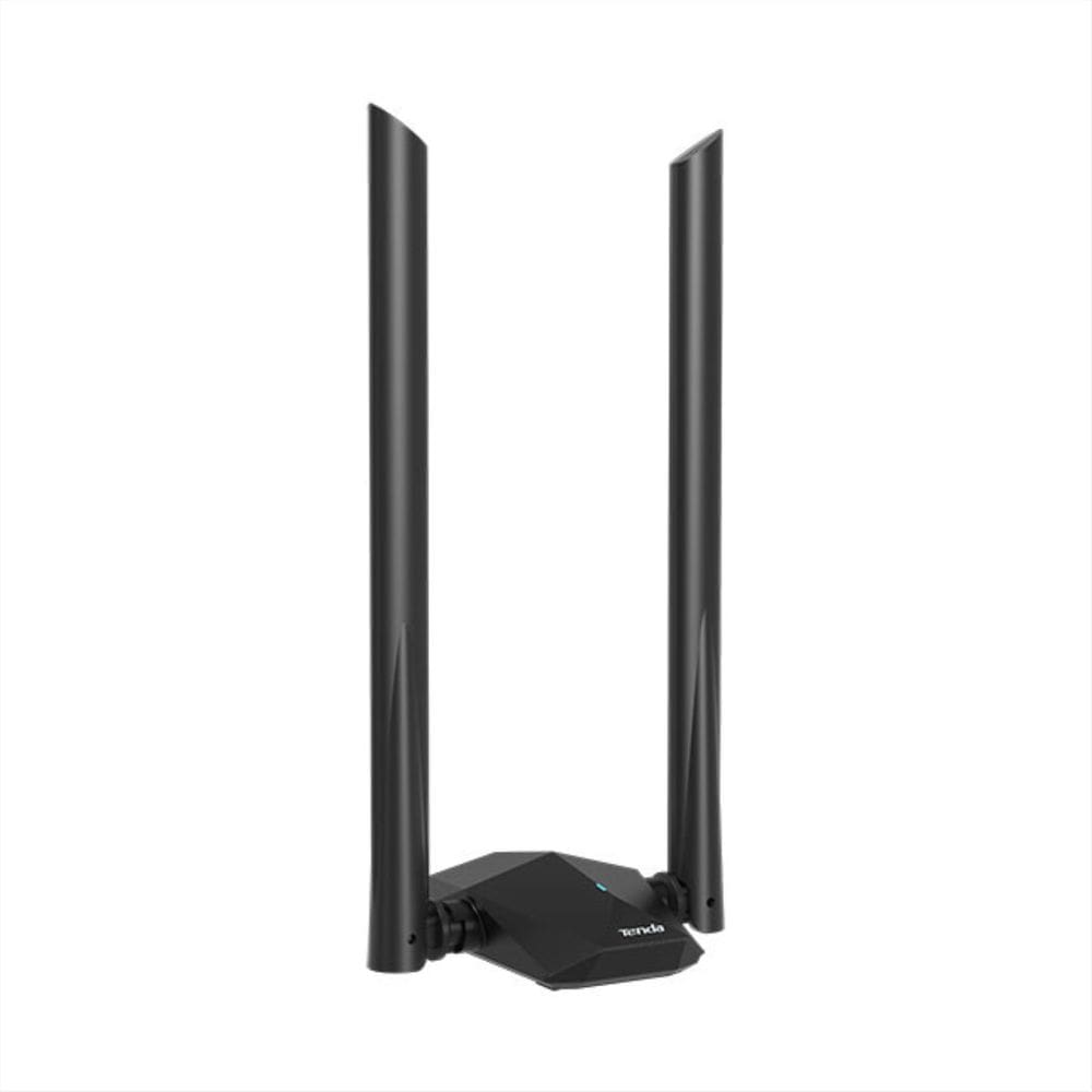 Adaptador USB 3.0 Wi-Fi 6 Tenda U18A AX1800 - Dual Band 2.4 GHz e 5 GHz - MU-MIMO, OFDMA e WPA3 -  2 Antenas 5dBi