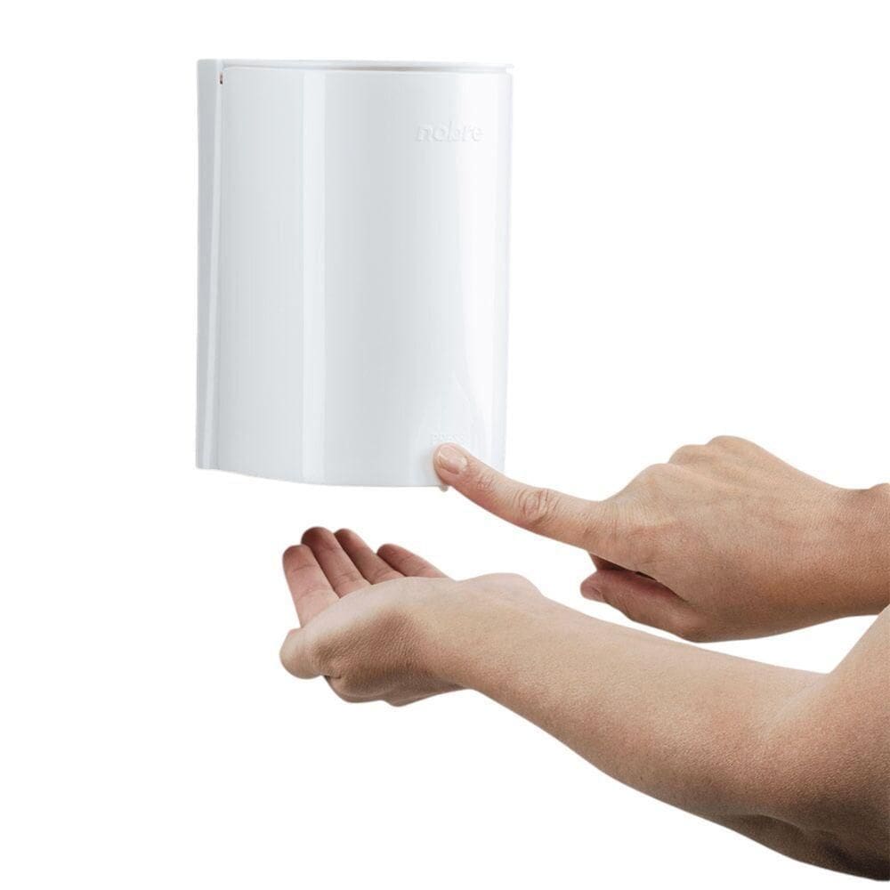 Dispenser Mini Para Sabonete Líquido-álcool Gel 500ml Com Reservatório Branco - Nobre