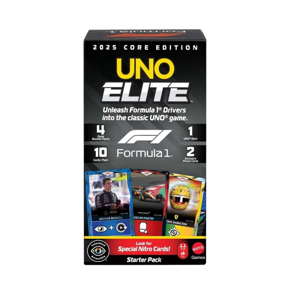 Jogo de Cartas - UNO - Elite Formula 1 - F1 MATTEL