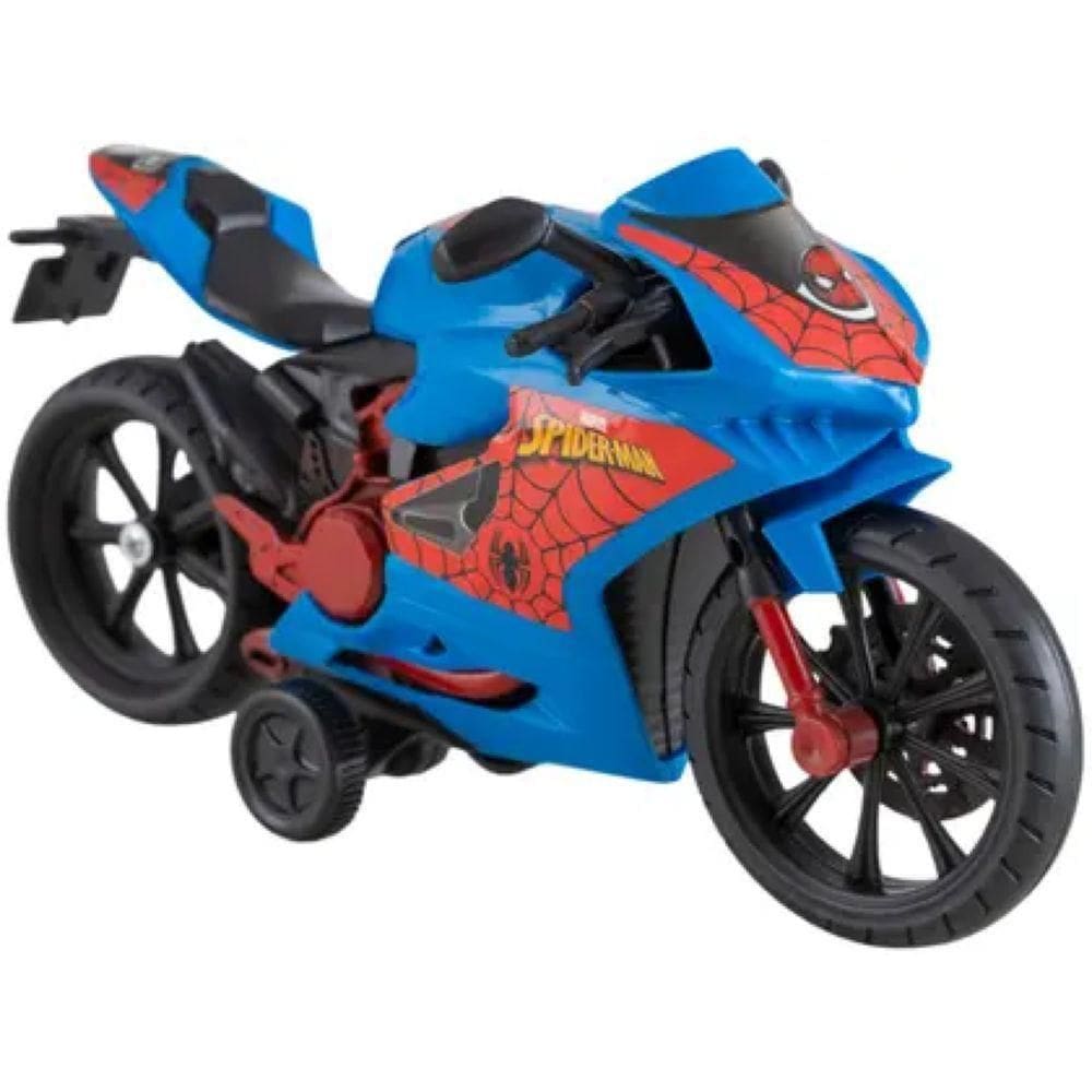 Moto à Fricção Homem-Aranha Webcycle Azul - 5864 - Candide