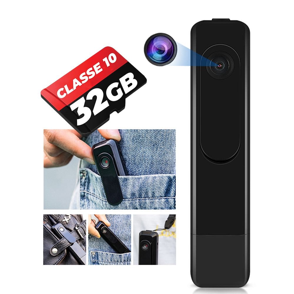 Mini Câmera Secreta Caneta WI-FI + 32GB Filmadora Full Hd 1080p Plug Bolso T18 Grava Vídeo Àudio
