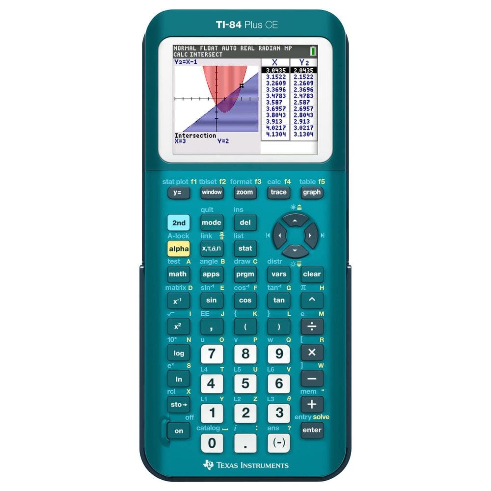 Calculadora gráfica Texas Instruments TI-84 Plus CE Teal