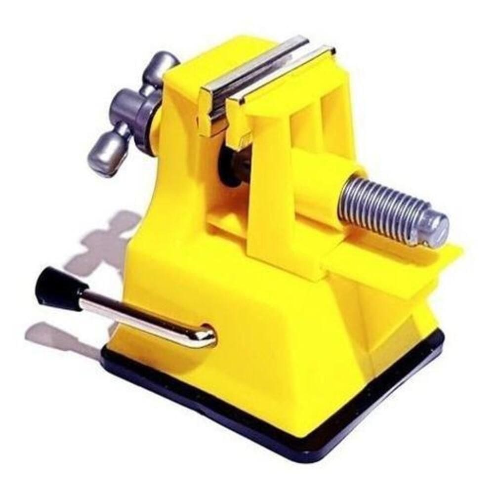 Mini Torno Morsa De Bancada 35mm Com Ventosa Tipo Goot St-80 Completa