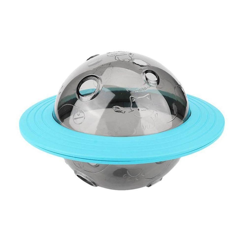 Brinquedo Interativo Pets Bola Dispenser De Petiscos E Raçoes Tigela Alimentador Para Cachorro Gatos Divertido Azul