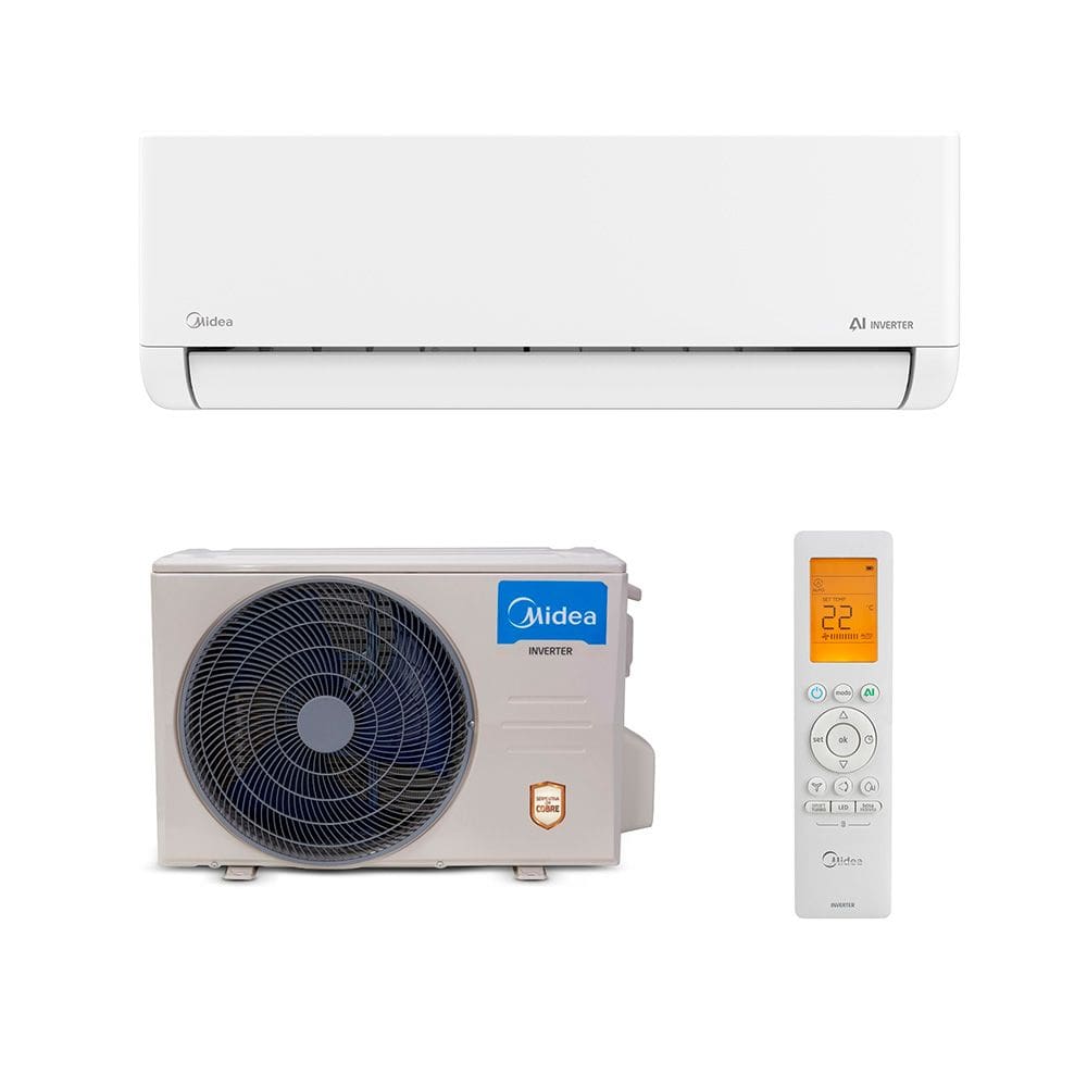 Ar Condicionado Split Hi Wall - Inverter R-32 - IA - Midea - 12.000 BTUs - Frio - 127V Monofásico