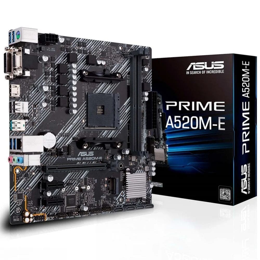 Placa Mae Asus Prime A520M-R AM4