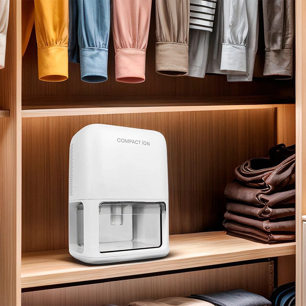 Desumidificador Ion Bivolt Compacto Anti Umidade - Desidrat Branco 110-220v
