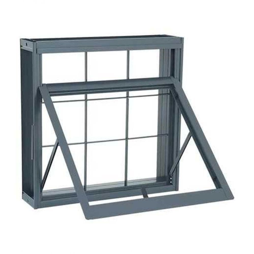 Janela Maximo Ar RQ 12 Abertura Basculante 60 X 80CM com Grade para Obra Residencial
